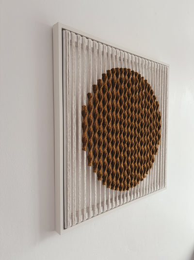 Macrame Wall Art - Framed Howl rust – KELMI