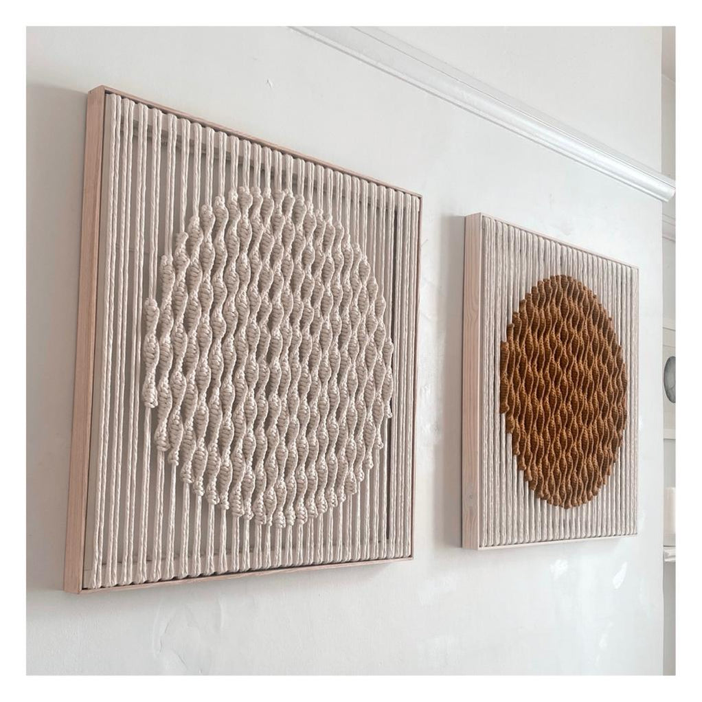 Macrame Wall Art - Framed Howl rust – KELMI