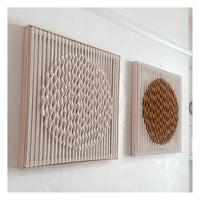 Macrame Wall Art - Framed Howl rust – KELMI
