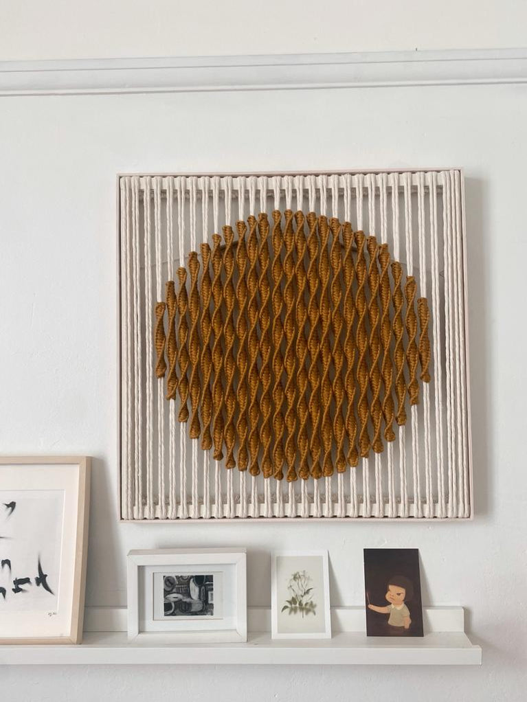 Macrame Wall Art - Framed Howl rust – KELMI